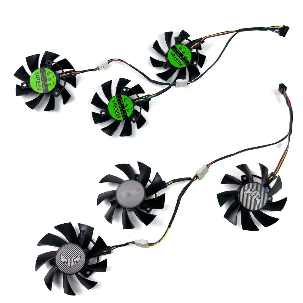Rx 5700 Xt 8Gb Video Card - НОВЫЙ вентилятор охлаждения 75 мм, 7-контактный,